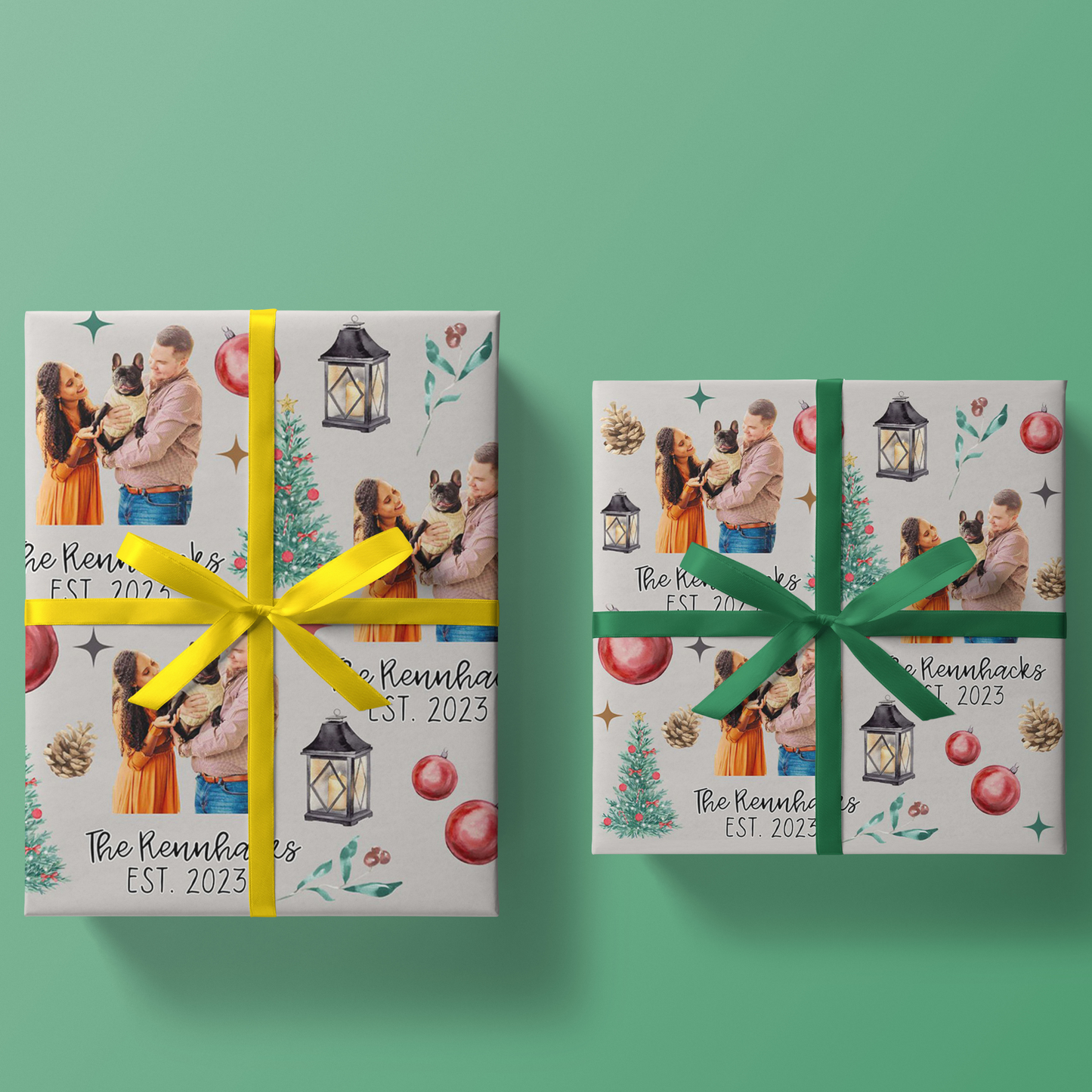 Custom Christmas Photo Wrapping Paper: Wrap Your Love in Holiday Magic!