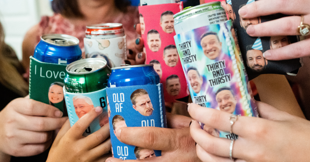 Carolina Can Coolers: Personalized Party Favors From Your Photos