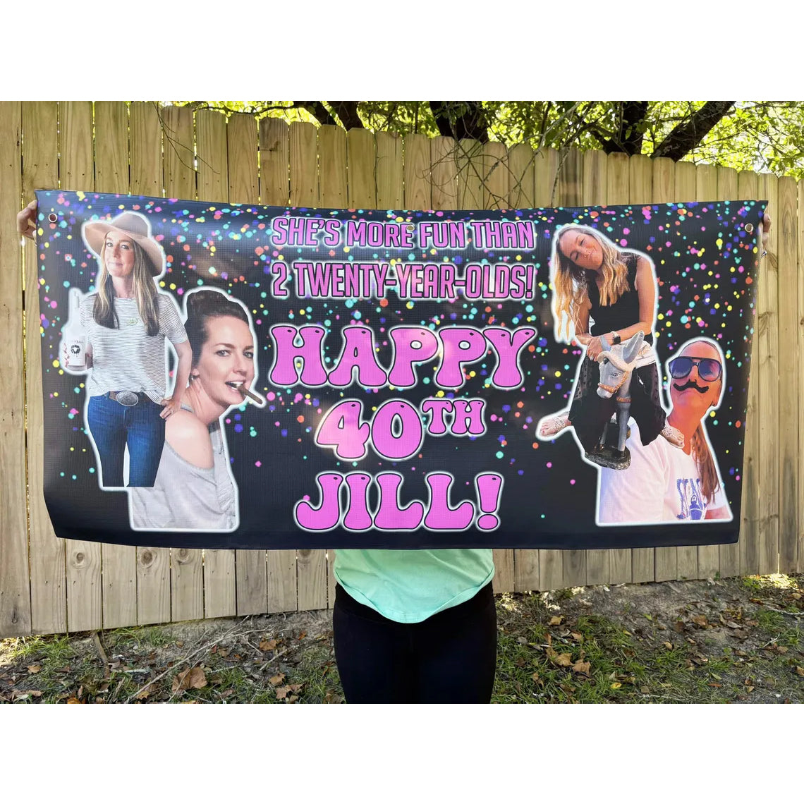 Personalized Birthday Balloon Banner