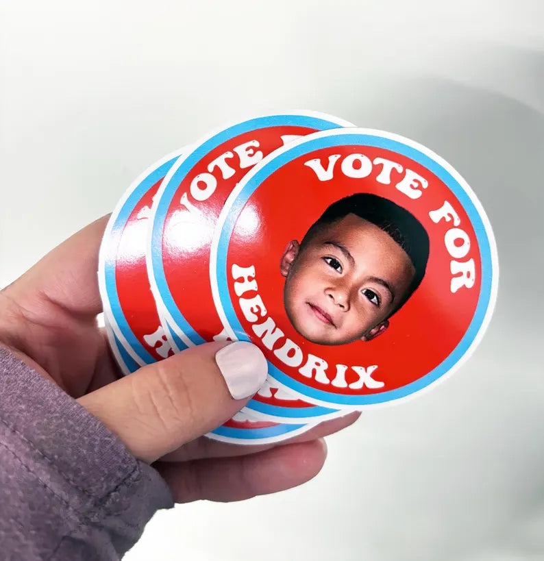 Custom Round Face Stickers