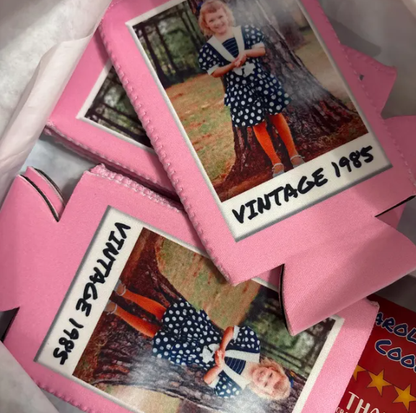 Personalized Birthday Koozies | Custom Party Favors