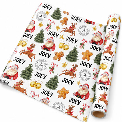 Personalized Christmas Wrapping Paper