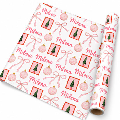 Personalized Christmas Wrapping Paper