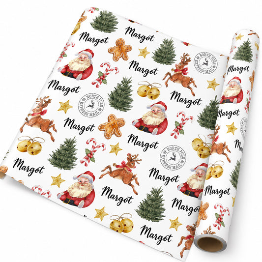 Personalized Christmas Wrapping Paper