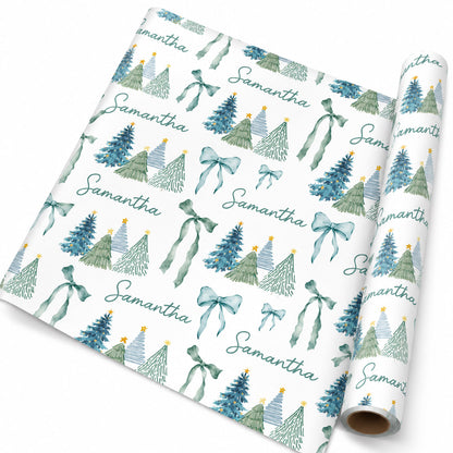 Personalized Christmas Wrapping Paper