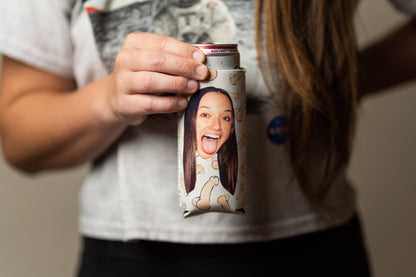 Wild and Fun Photo Can Cooler: Naughty Bachelor/Bachelorette Party Edition!