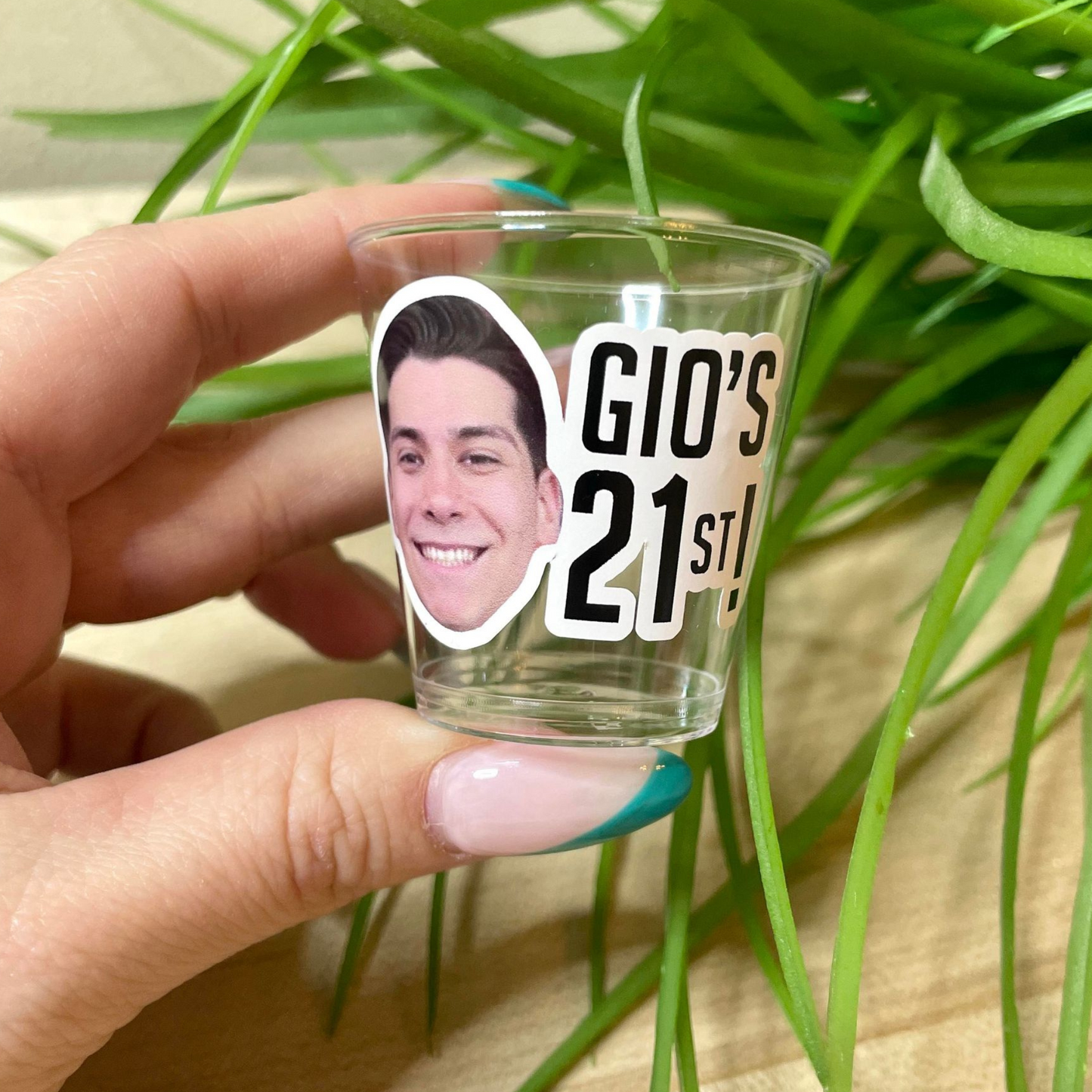 Personalized Face Shot Glass Set - Cheers to You!