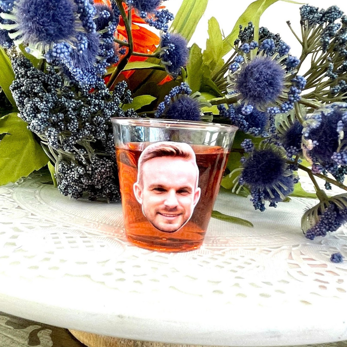Personalized Face Shot Glass Set - Cheers to You!