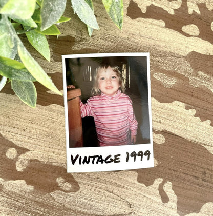 Vintage Photo Polaroid Sticker - Let Your Moments Shine!