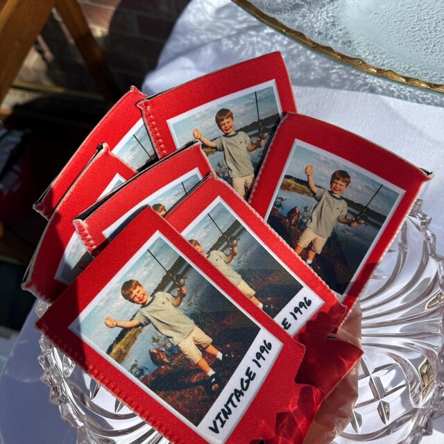Personalized Birthday Koozies | Custom Party Favors