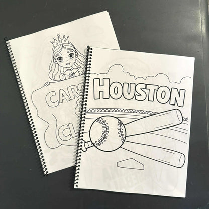 Custom Personalized Coloring Book