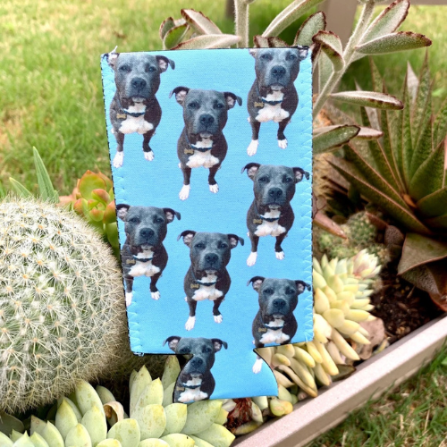 Pet's Paw-some Collage Can Cooler: Show Off Your Furry Friend!